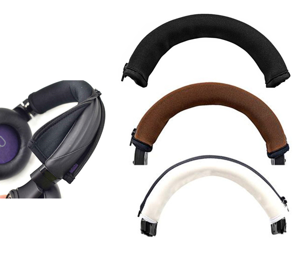Bluetooth Headset On Ear - Headphone Zippered Headband Head Cushion Top