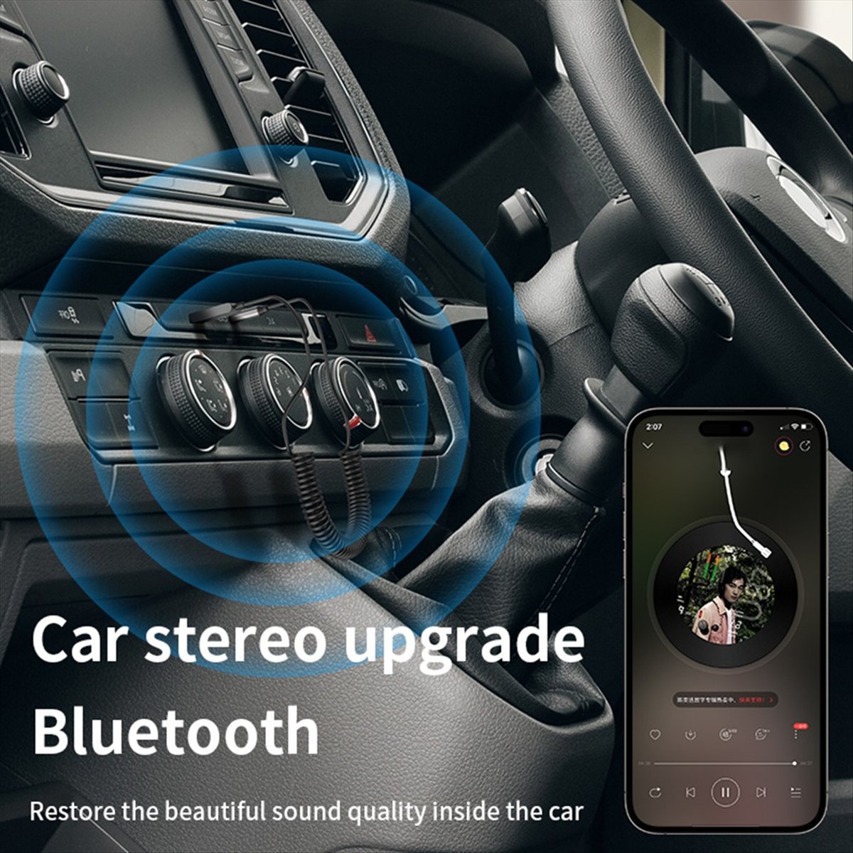 A85P AUX Car Bluetooth 5.4 Rec - Bluetooth Adapter Receiver ulasan dan harga