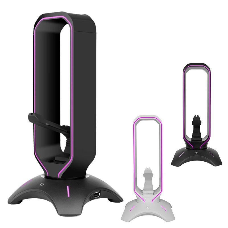 B27B RGB Gaming Headphone Stan - Headphone Stand Desk ulasan dan harga