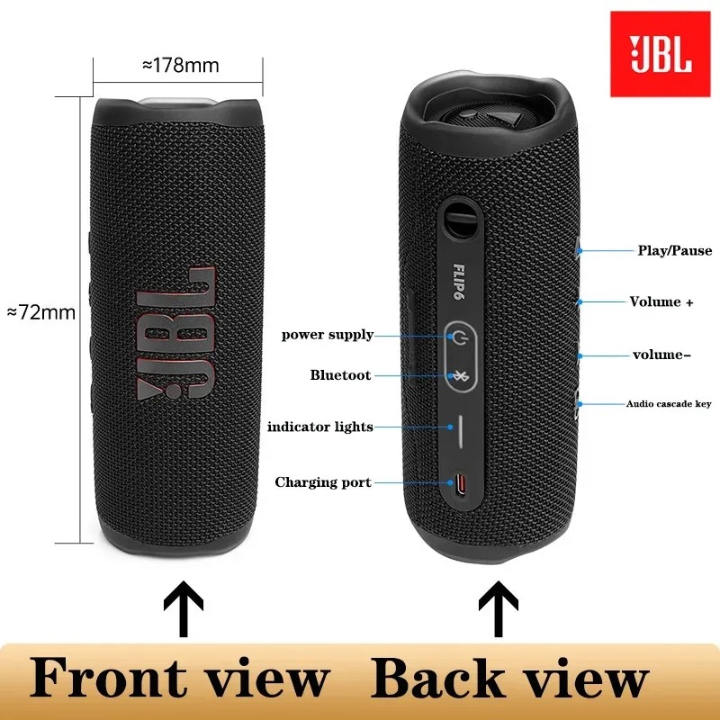JBL Flip 6 Compact Outdoor Blu - Jbl Speaker Flip 6 ulasan dan harga