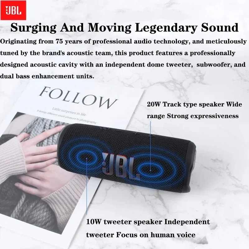 JBL Flip 6 Compact Outdoor Blu - Jbl Speaker Flip 6 ulasan dan harga