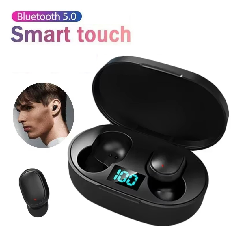 A6S TWS Earphone Wireless Blue - Bluetooth Headset On Ear ulasan dan harga