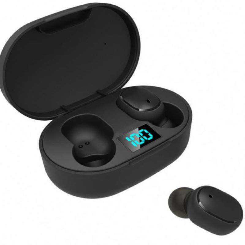 A6S TWS Earphone Wireless Blue - Bluetooth Headset On Ear ulasan dan harga