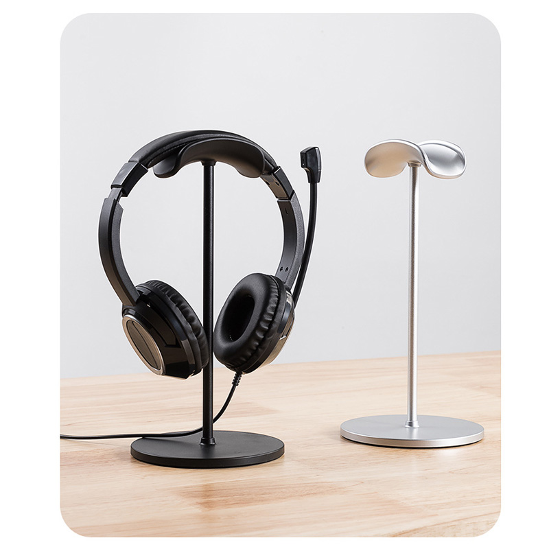 Metal Head-Mounted Headphone S - Headphone Stand Desk ulasan dan harga