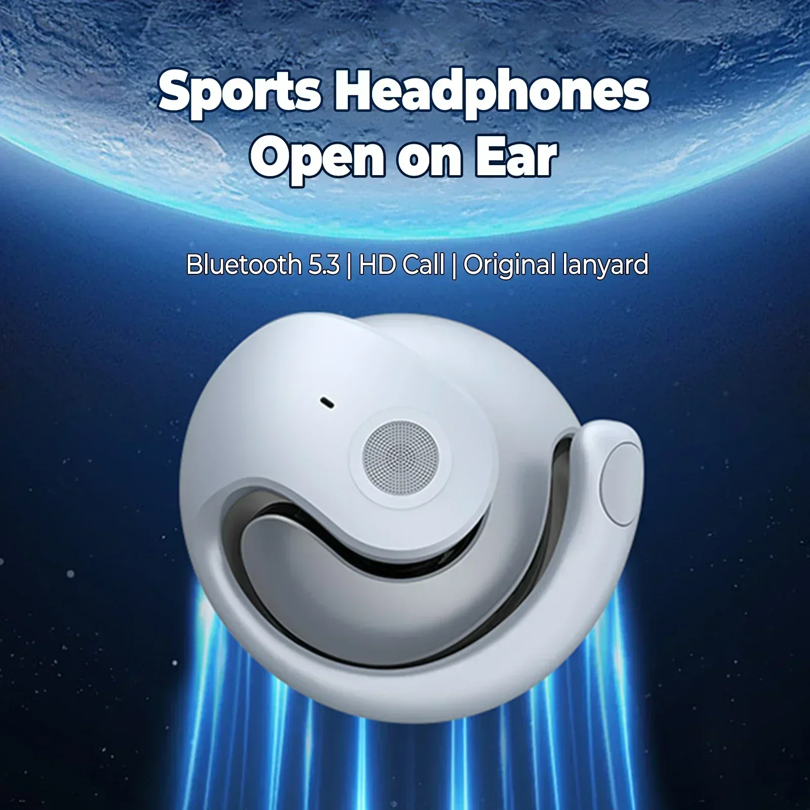 TWS Wireless Bluetooth Headpho - Sports Earphone Hook ulasan dan harga